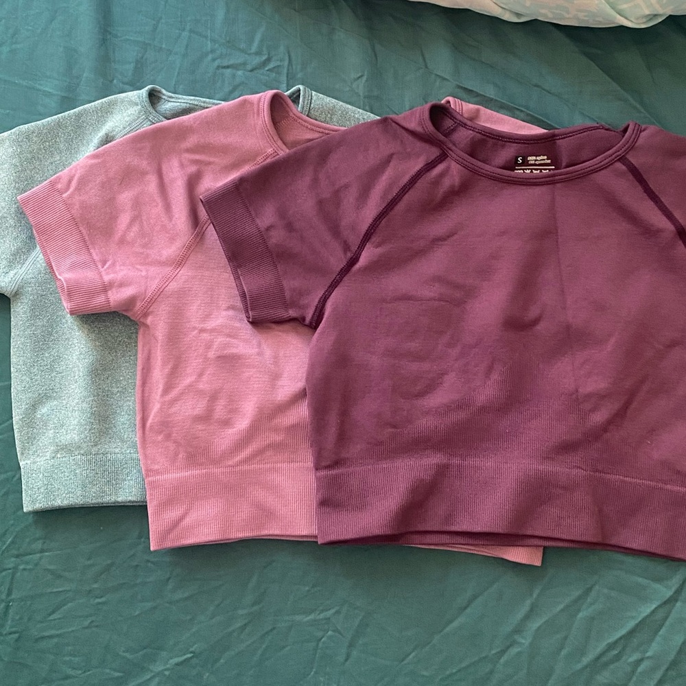 Bundle of 3 workout tops (size small)